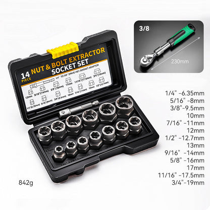 🔥JETZT 50 % RABATT!🔥 Schraubenausdreher-Set für beschädigte Schrauben und Bolzen