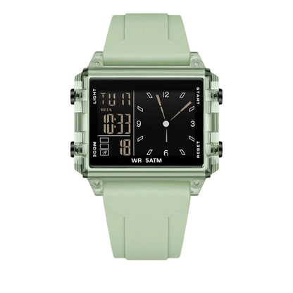 ⌚ 50% RABATT! 💧Transparente Digitaluhr – 50M wasserdicht, Leuchtdisplay & Hybrid-Zeitanzeige – Stil trifft Funktion ✨