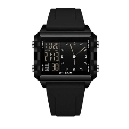 ⌚ 50% RABATT! 💧Transparente Digitaluhr – 50M wasserdicht, Leuchtdisplay & Hybrid-Zeitanzeige – Stil trifft Funktion ✨
