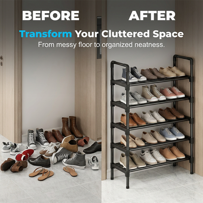 🧹🌸 NUR FÜR BEGRENZTE ZEIT: 50 % RABATT! Mehrstöckiges Schuhregal