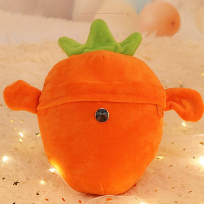 🍓🍌🍊 50% RABATT! Interaktive Puppe mit Fruchtsensor – reagiert auf Berührung mit Musik & Licht  🎶💖