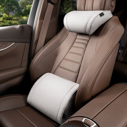 💺 Kühles Mesh, fester Halt – Ergonomisches Autositzpolster-Set. Korrigiert die Haltung, lindert Ischias.