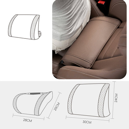 💺 Kühles Mesh, fester Halt – Ergonomisches Autositzpolster-Set. Korrigiert die Haltung, lindert Ischias.