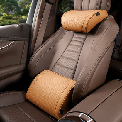 💺 Kühles Mesh, fester Halt – Ergonomisches Autositzpolster-Set. Korrigiert die Haltung, lindert Ischias.