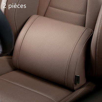 💺 Kühles Mesh, fester Halt – Ergonomisches Autositzpolster-Set. Korrigiert die Haltung, lindert Ischias.