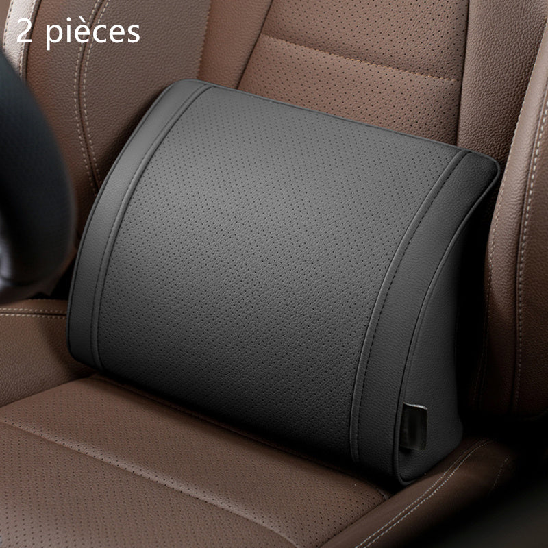 💺 Kühles Mesh, fester Halt – Ergonomisches Autositzpolster-Set. Korrigiert die Haltung, lindert Ischias.