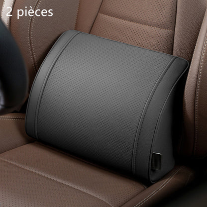💺 Kühles Mesh, fester Halt – Ergonomisches Autositzpolster-Set. Korrigiert die Haltung, lindert Ischias.