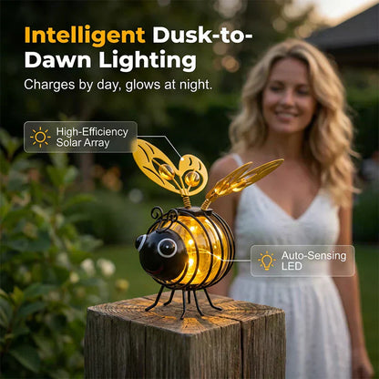🐝 Solar-Hängeleuchte mit Biene für den Außenbereich – Das perfekte Geschenk für Pflanzenliebhaber, Mütter oder einfach jeden, der gerne lächelt ❤️