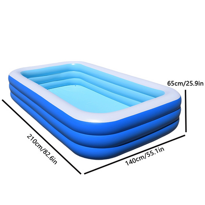 🏊‍♂️☀️ 50% RABATT! Aufblasbarer Kinderpool aus verdicktem PVC – Sicher, robust & perfekt für sommerlichen Wasserspaß im Garten 🌊