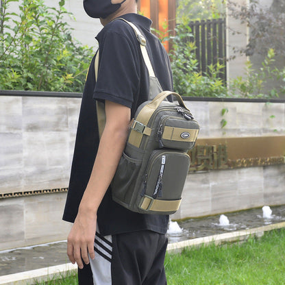 🎒🔥 50% RABATT! 2026 Verstellbare Oxford-Stoff Casual Brusttasche – Wasserdicht, Multi-Fach & perfekt für Urban-Style, Reisen & Alltag ✨