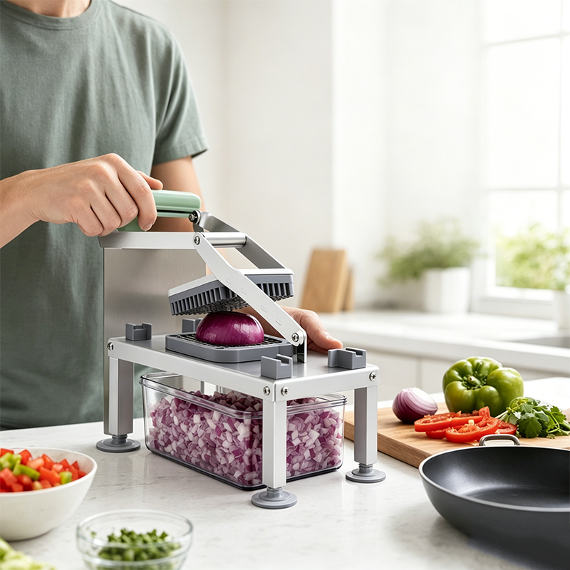 🥕 9-in-1 Gemüsehobel – vielseitiges Küchenwerkzeug zum Schneiden, Würfeln, Reiben & Raspeln, mit praktischem Auffangbehälter ✨