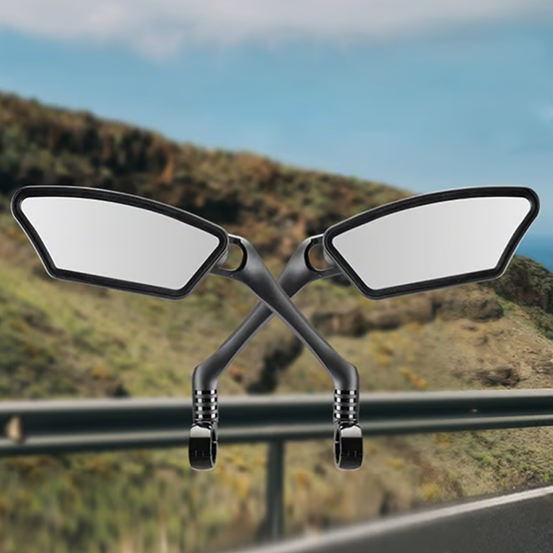 🚲🛡️ Weitwinkel-Rückspiegel mit bruchsicherem Spiegelglas – Vibrationsarme Halterung & einfache Montage ohne Werkzeug – Geeignet für die meisten Lenker (16–31,8 mm) ✨