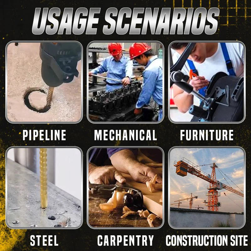 🛠️ HSS-Spiralbohrer-Set 🔩 Für Metall, Holz & Kunststoff – Präzises Bohren mit Hoher Standzeit