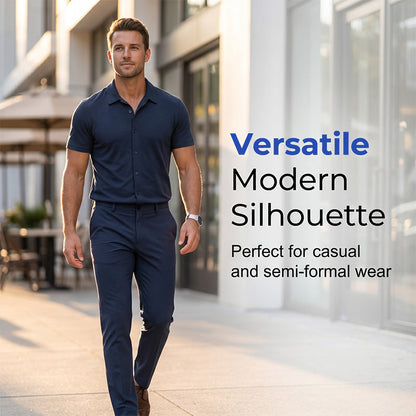 👔 50% RABATT! 🌿 Herren Zweiteiler – Leichter Casual-Anzug aus atmungsaktivem Stoff – Perfekt für Sommer, Hochzeit oder Büro – lässig-elegant mit Komfort ✨👖🌞