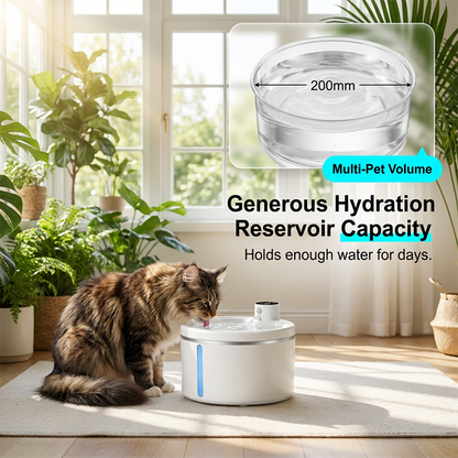 🐱💧 Kabelloser Trinkbrunnen für Katzen und Hunde – Automatischer Wasserspender mit Bewegungssensor und Wasserzirkulation
