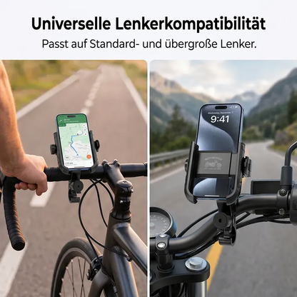 🔥 50% RABATT! 🚲 Schnellverschluss-Fahrrad-Handyhalterung – Stoßfest, 360° drehbar & universell passend – Perfekt für Navigation & Outdoor-Rides – Sicher & praktisch 🛡️✨