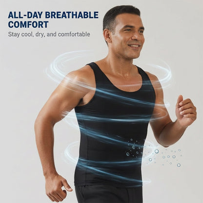 Herren Kompressions-Body-Shaper Tank Top