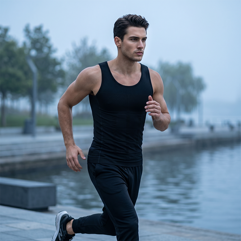 Herren Kompressions-Body-Shaper Tank Top