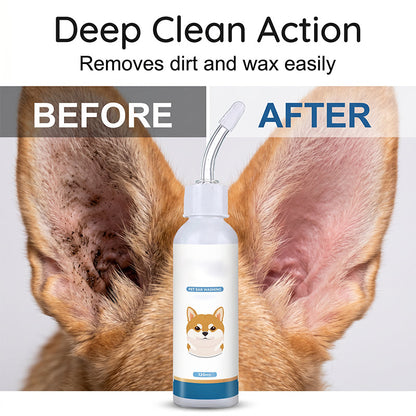 ❄️Sommerfrische 50 % Rabatt!🐶Sanfte Ohrreinigungslösung für Hunde & Katzen  mit weicher Silikonspitze