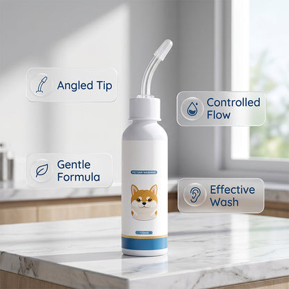 ❄️Sommerfrische 50 % Rabatt!🐶Sanfte Ohrreinigungslösung für Hunde & Katzen  mit weicher Silikonspitze