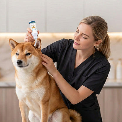 ❄️Sommerfrische 50 % Rabatt!🐶Sanfte Ohrreinigungslösung für Hunde & Katzen  mit weicher Silikonspitze