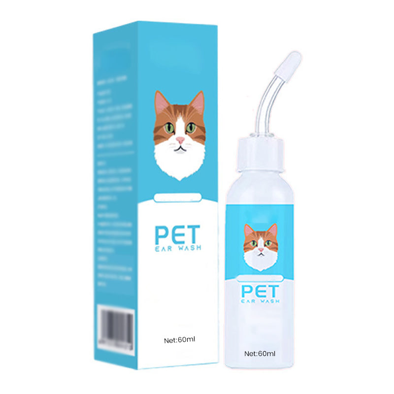 ❄️Sommerfrische 50 % Rabatt!🐶Sanfte Ohrreinigungslösung für Hunde & Katzen  mit weicher Silikonspitze