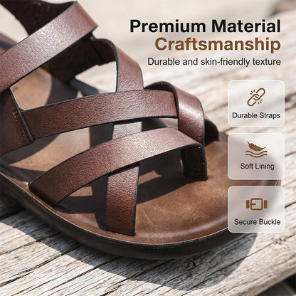 🔥 Heute -50 %! 👞 Herren-Römersandalen