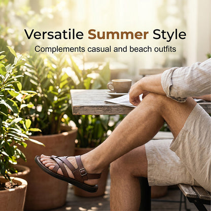🔥 Heute -50 %! 👞 Herren-Römersandalen