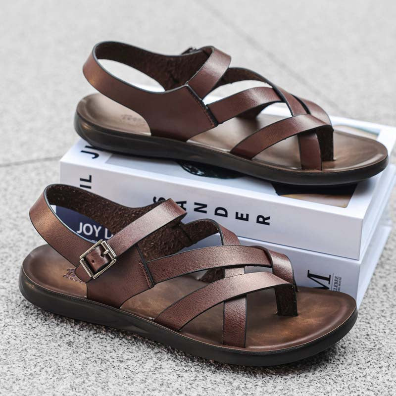 🔥 Heute -50 %! 👞 Herren-Römersandalen