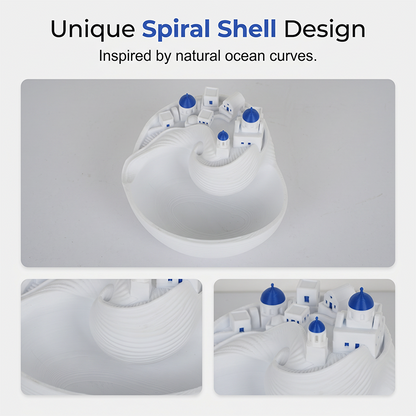 🔥50% RABATT!🐚Blau-Weiße Ozean-Schlüsselschale aus Keramik – Wohndekor