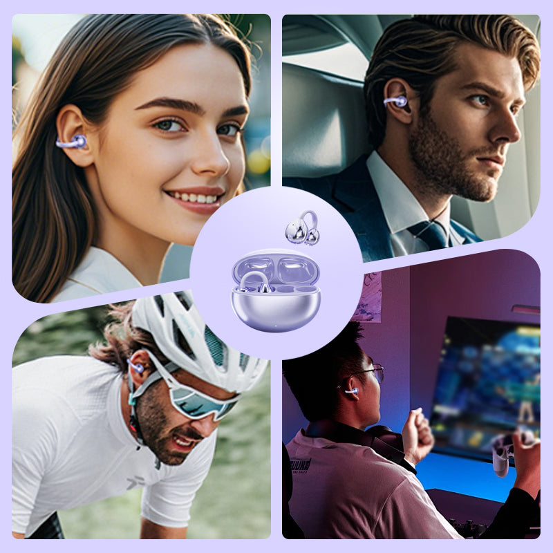 🎧✨ 50% RABATT! Open-Ear Bluetooth 5.4 Kopfhörer – Clip-On Design, KI-Übersetzung & Stereo-Sound – Perfekt für Sport, Alltag & Reisen 🌍