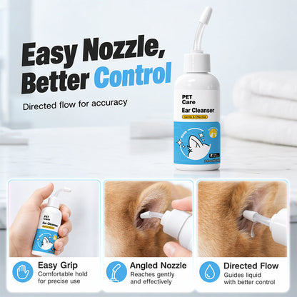 💥 50 % Rabatt ! Ohrentropfen für Haustiere Kräuterformel – Kein Tierarzt, voller Schutz! 🐾 Für Katzen & Hunde, löst Schmutz auf, reduziert Gerüche ✨ Limitiertes Angebot ⏳