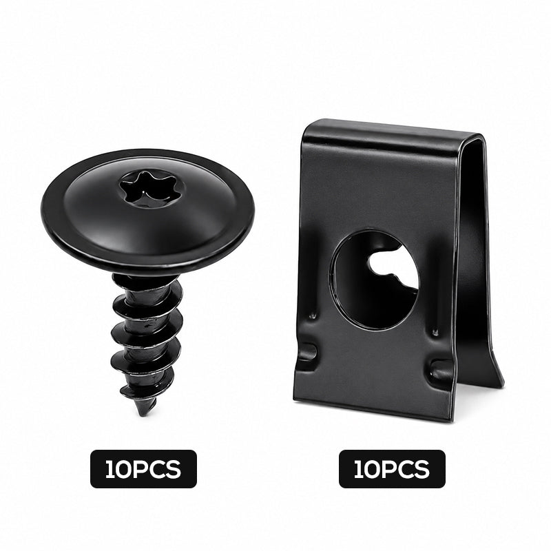 🔩 50% RABATT! 🚗 Universelles Auto-Metall-U-Clip- & Schraubenset – Rostfrei, vielseitig & einfach zu montieren – Ideal für Karosserie, Innenraum & Reparaturen 🛠️