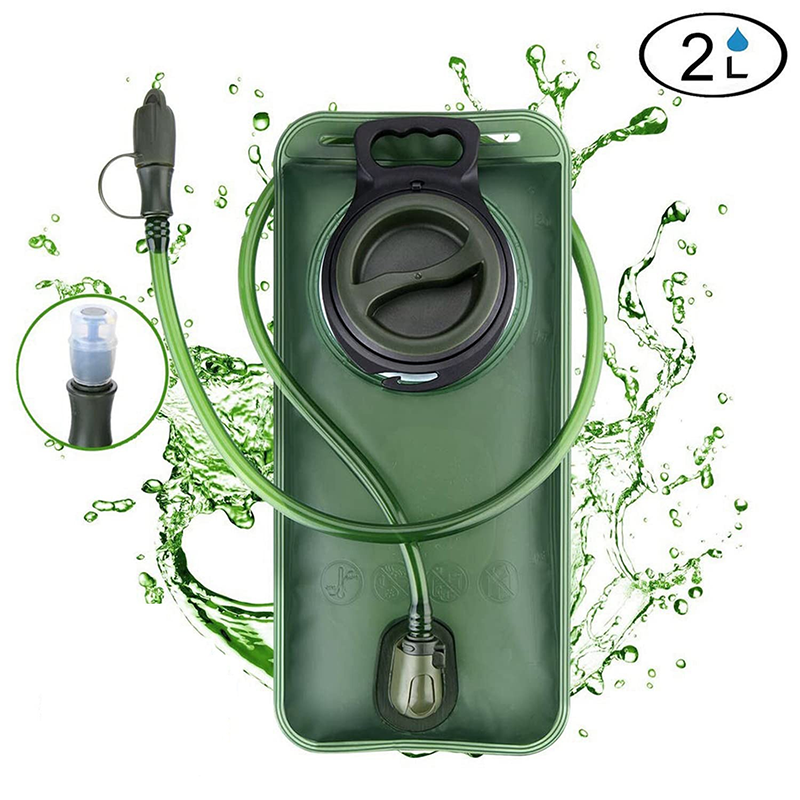 🔥50% Überraschungsrabatt！🏕️Jederzeit und überall hydratisieren！💦2L Trinkblase mit Schnellverschluss-Schlauch