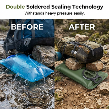🔥50% Überraschungsrabatt！🏕️Jederzeit und überall hydratisieren！💦2L Trinkblase mit Schnellverschluss-Schlauch