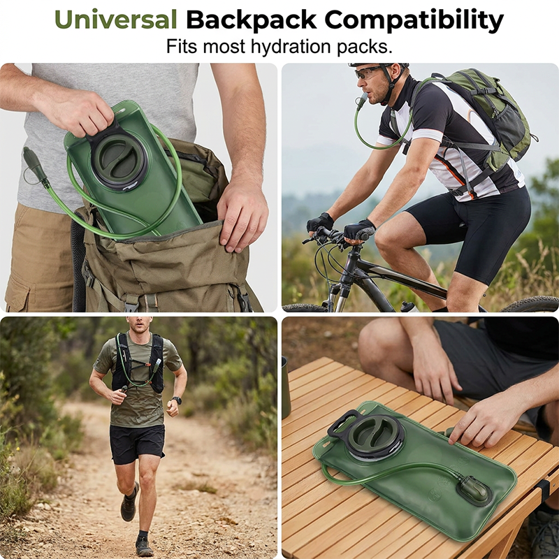 🔥50% Überraschungsrabatt！🏕️Jederzeit und überall hydratisieren！💦2L Trinkblase mit Schnellverschluss-Schlauch
