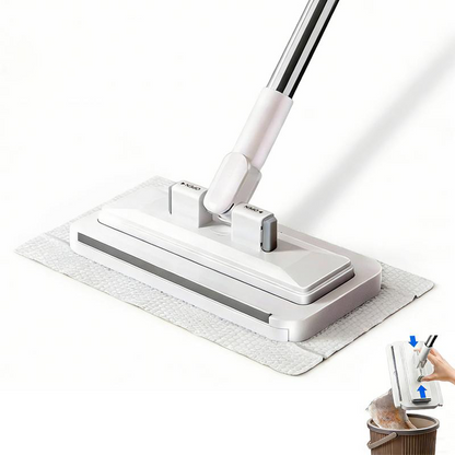 📢📢JETZT 50 % RABATT!! ⏰Freihand-Flachmopp mit universeller Tuchklemme