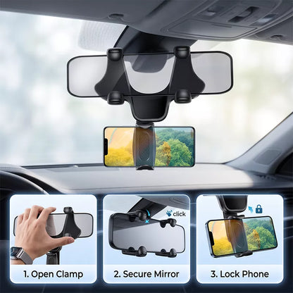 🔥50 % Rabatt！📱Auto-Rückspiegel Handyhalterung