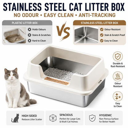 😺💩 50% RABATT! Die Katzentoilette, die schmutzige Böden & schlechte Gerüche beendet – Perfekt für Mehr-Katzen-Haushalte. 🛡️💨