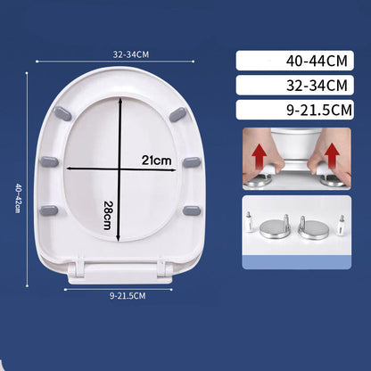 Langlebiger WC-Sitz mit Soft-Close-Funktion