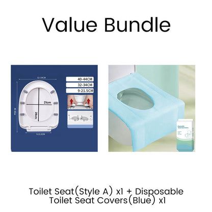 Langlebiger WC-Sitz mit Soft-Close-Funktion