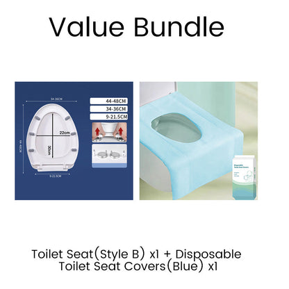 Langlebiger WC-Sitz mit Soft-Close-Funktion