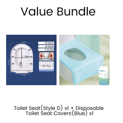 Langlebiger WC-Sitz mit Soft-Close-Funktion