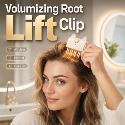 🎉Über 48.000 verkaufte Exemplare 💇 Kabelloser, beheizbarer Clip für mehr Volumen am Haaransatz, tragbares Haarstyling-Gerät für Reisen, ideal für glattes, feines Haar