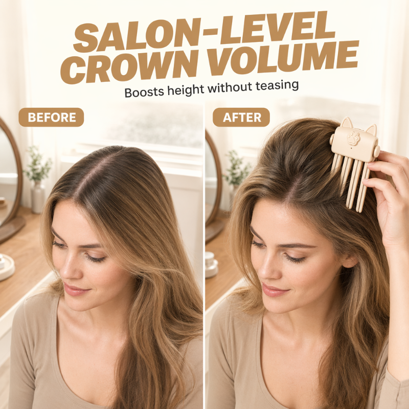 🎉Über 48.000 verkaufte Exemplare 💇 Kabelloser, beheizbarer Clip für mehr Volumen am Haaransatz, tragbares Haarstyling-Gerät für Reisen, ideal für glattes, feines Haar