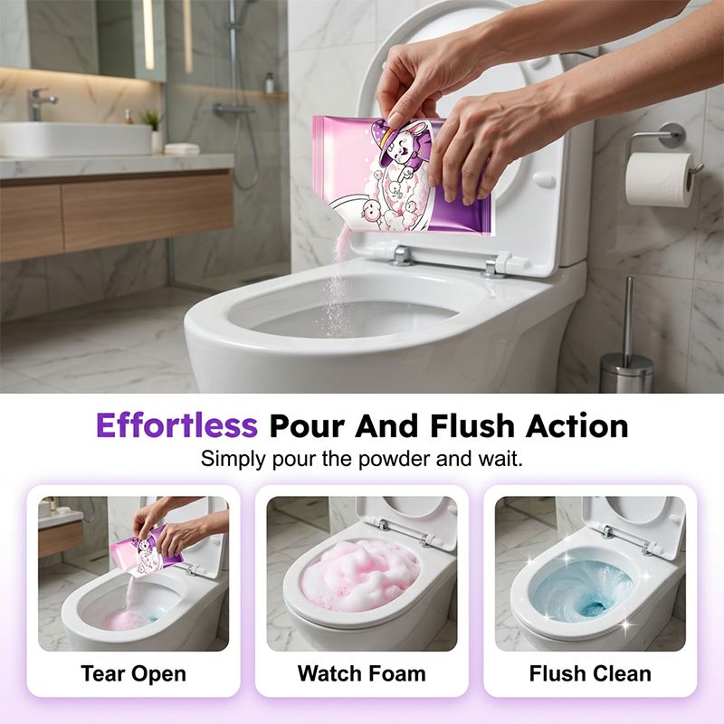 🚽⏳50% RABATT! Automatisch schäumendes Toilettenreinigerpulver
