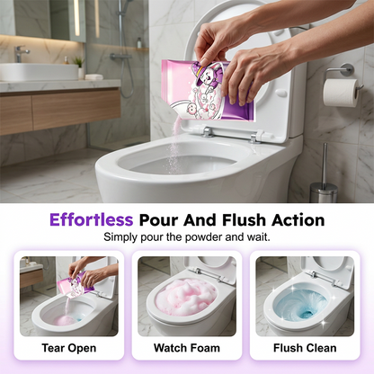 🚽⏳50% RABATT! Automatisch schäumendes Toilettenreinigerpulver