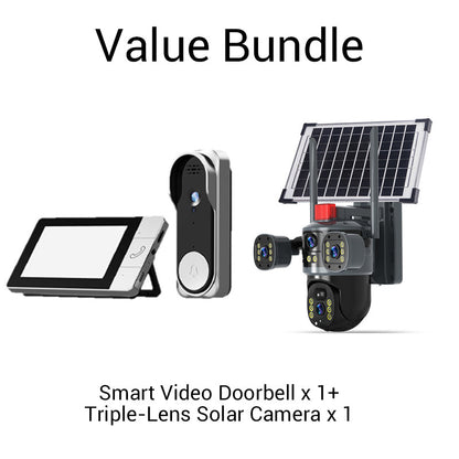 4.3" Screen Video Doorbell with Two-Way Audio