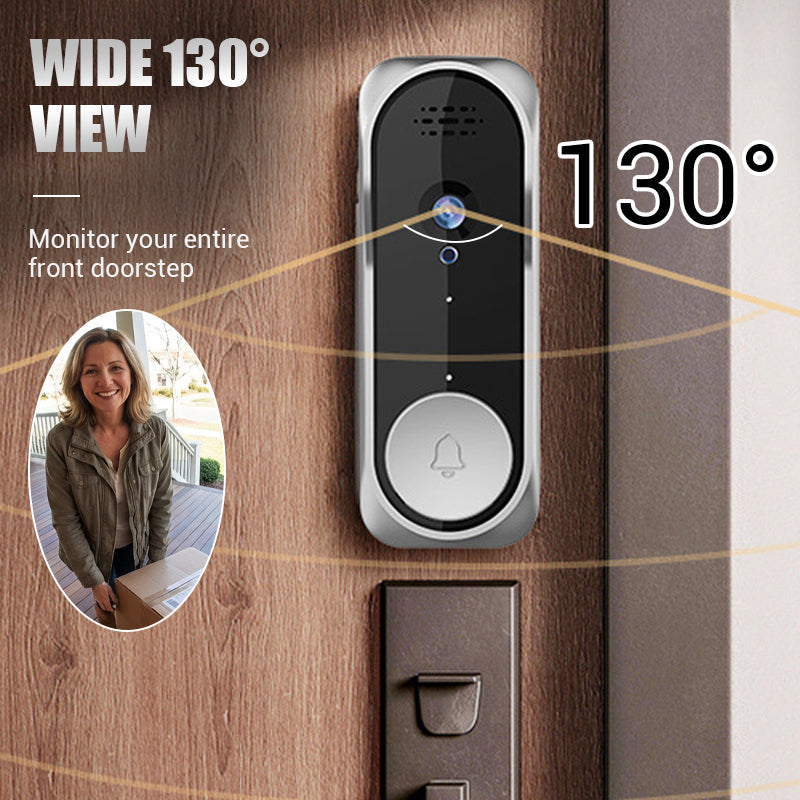 4.3" Screen Video Doorbell with Two-Way Audio