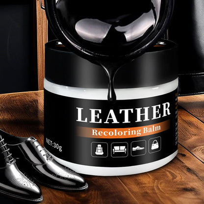🔥1+1 gratis！🔥 Universeller Leder-Farbreparaturbalsam – Repariert Kratzer, pflegt & belebt Leder – Ideal für Taschen, Schuhe & Sofas ✨